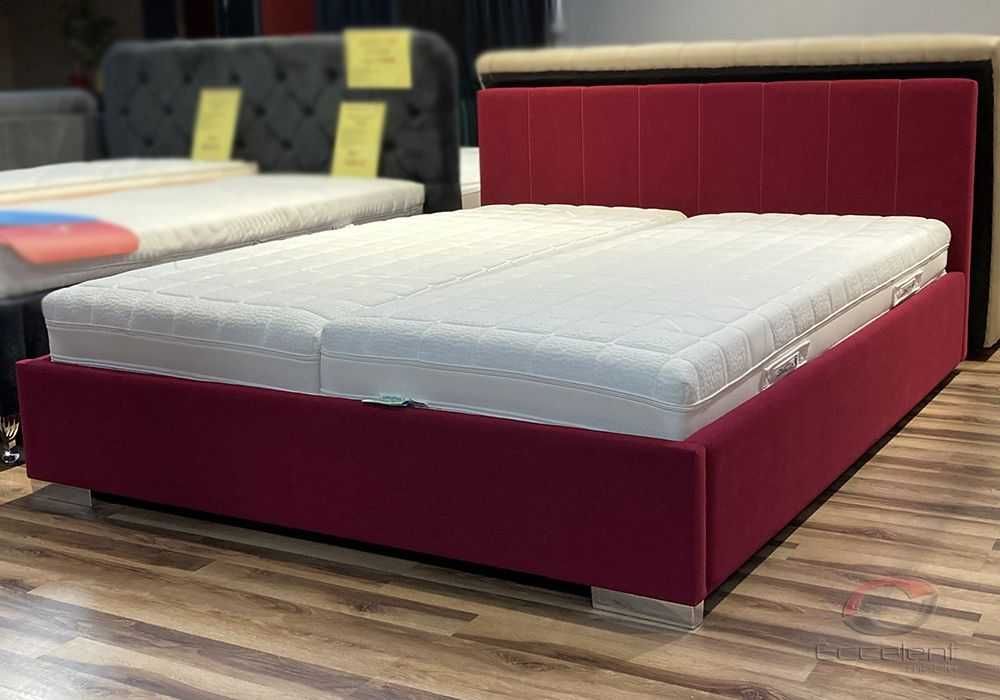 Łóżko tapicerowane AURORA 160x200 WYPRZEDAŻ - 61%
