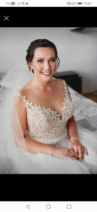 Przepiękna suknia ślubna projektu Catariny Kordas