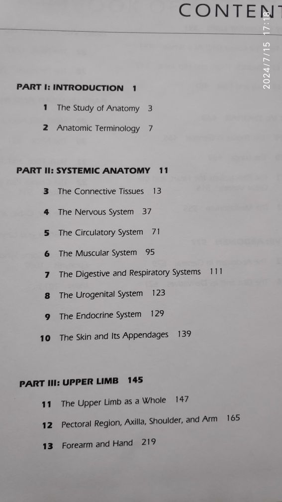 Anatomia człowieka Textbook of Anatomy. Po angielsku