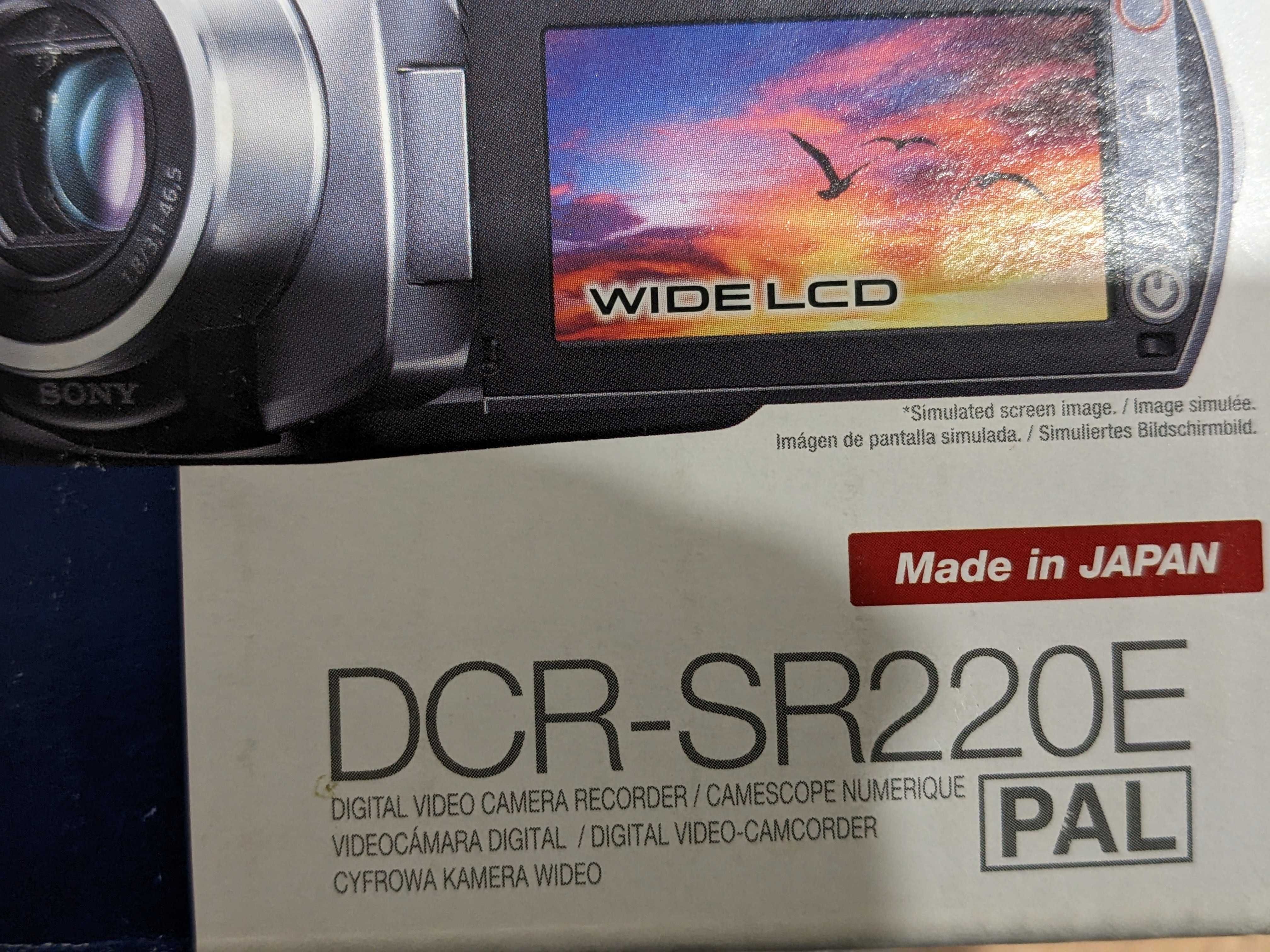 Відеокамера Sony DCR-SR220E Made in Japan