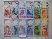 Аргентина набор 6 банкнот 20 - 1000 Pesos 2016 - 2022 UNC