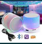 Głośnik Bluetooth Mini Bezprzewodowy Kolorowy LED Karta USB kolory lgb