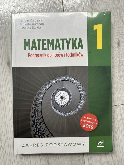 Podrecznik matematyka 1 poziom podstawowy
