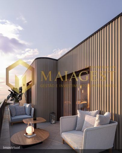 Apartamento T1 no Edifício Rasa 503 em Mafamude