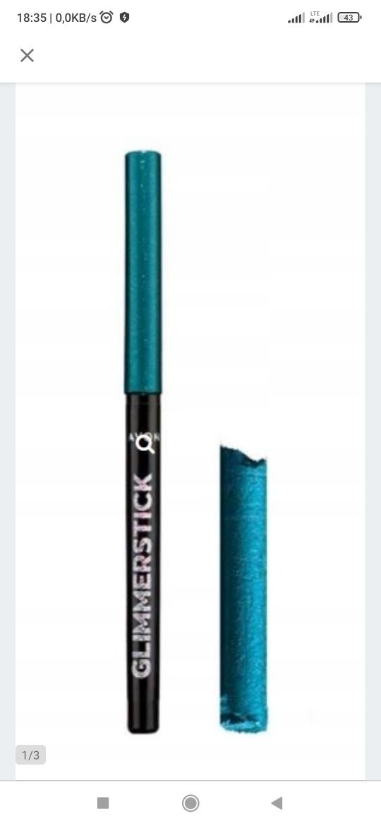 Avon konturówka do oczu Emerald aqua sparkle Black Grey Brown stargazi