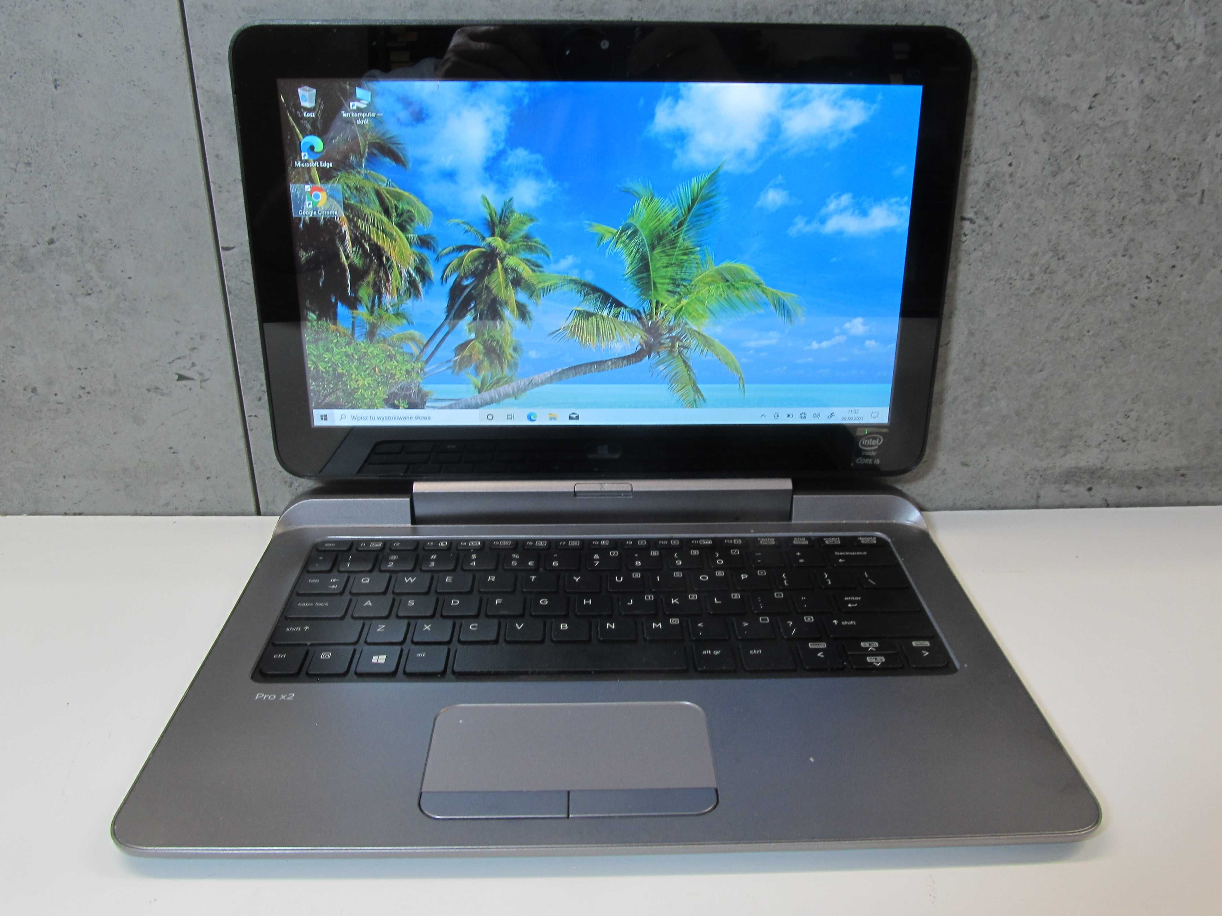 OKAZJA Laptop Tablet HP Pro x2 612 G1 i5 4GB Dysk SSD 128GB dotykowy