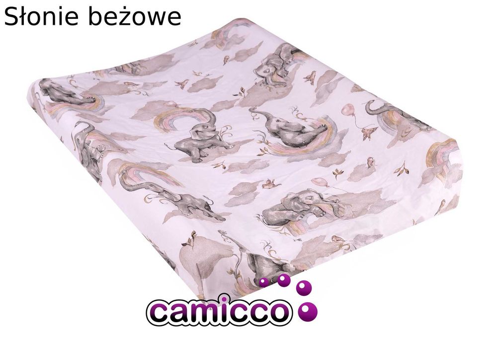 PRZEŚCIERADŁO pokrowiec na przewijak 70x50 z BAWEŁNA gumką przewijaki