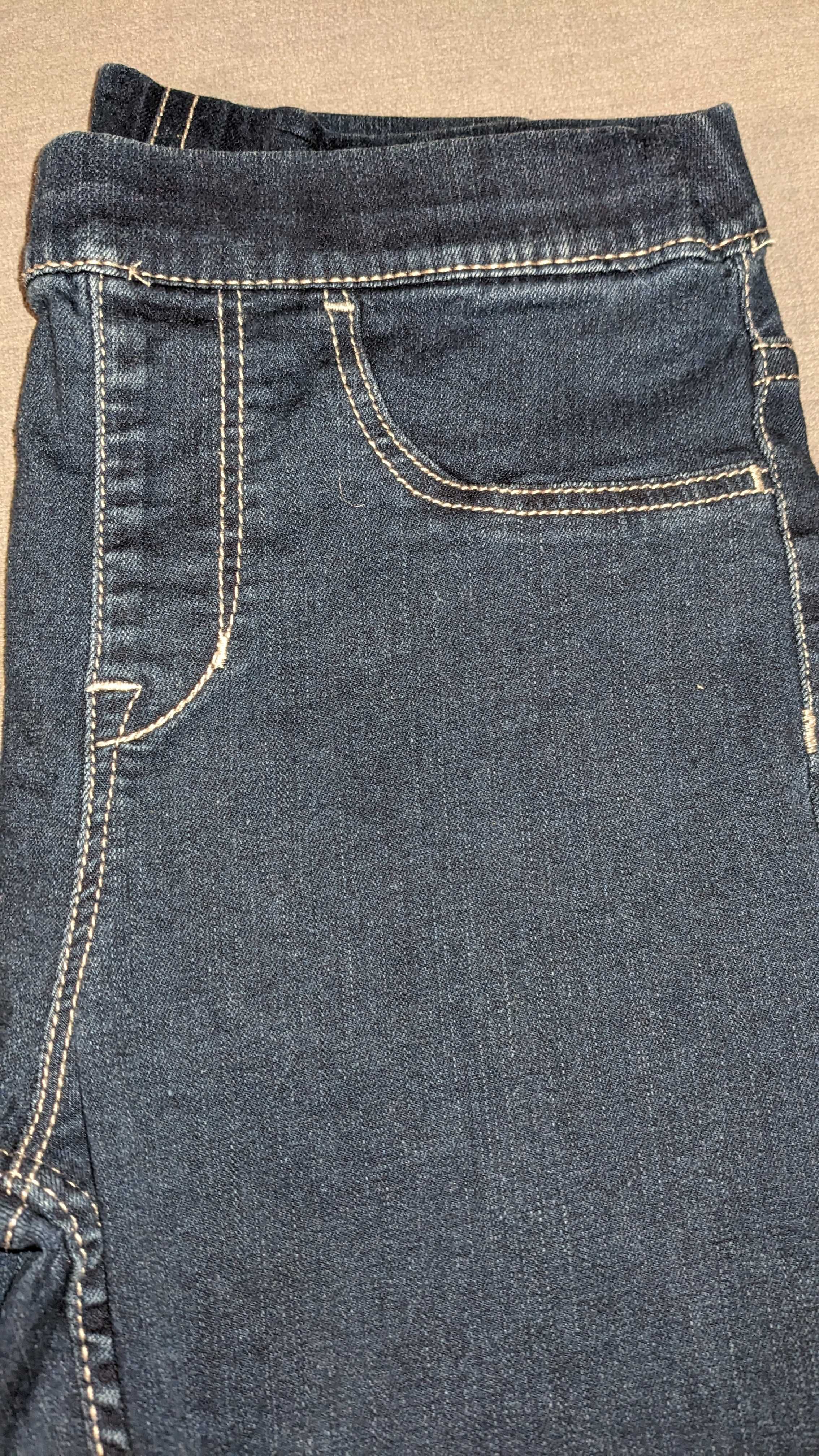 Dziewczęce jeansowe leggins - Leginsy Denim r 134 9 lat okazja
