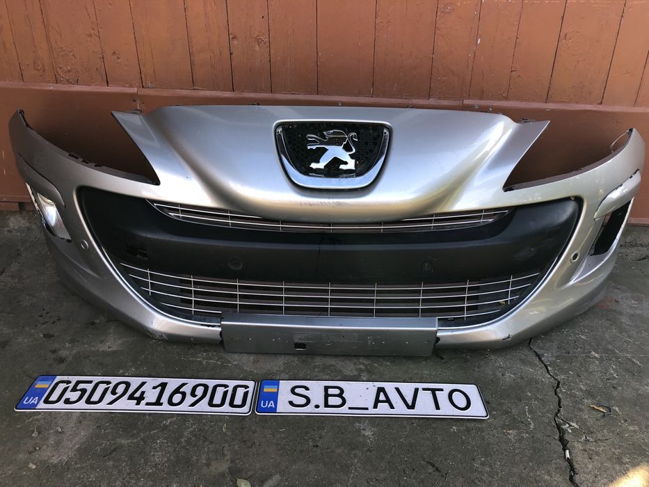 Бампер передній пежо 308 peugeot 308 Peugeot 308 2007-2011