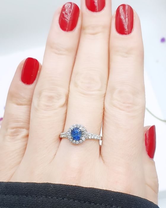 Złoty pierścionek z Diamentami 1113ws