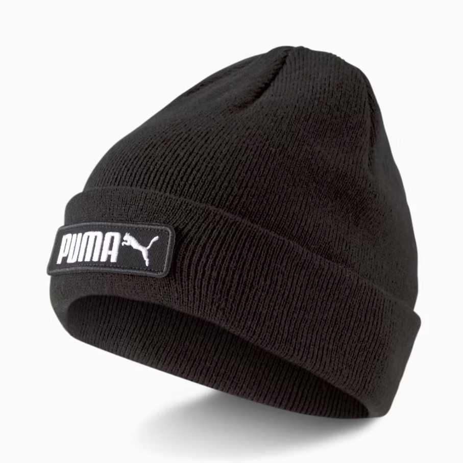 Чорна Зимова Шапка puma classics cuff beanie нова оригінал з США