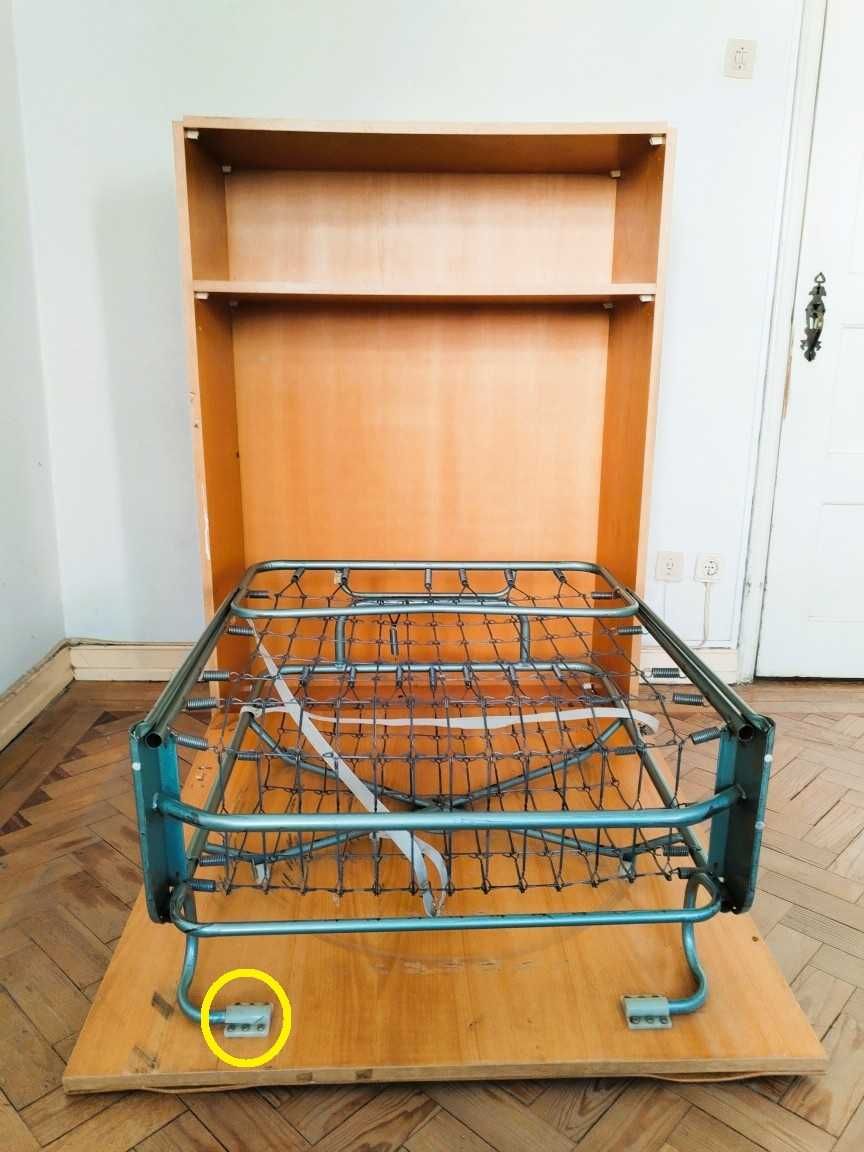 Pequeno armário-cama  com cama giratória | Casas pequenas ou de férias