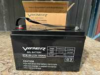 Гелевый аккумулятор Viper 12V 100Ah (6FM100) гелевий акумулятор