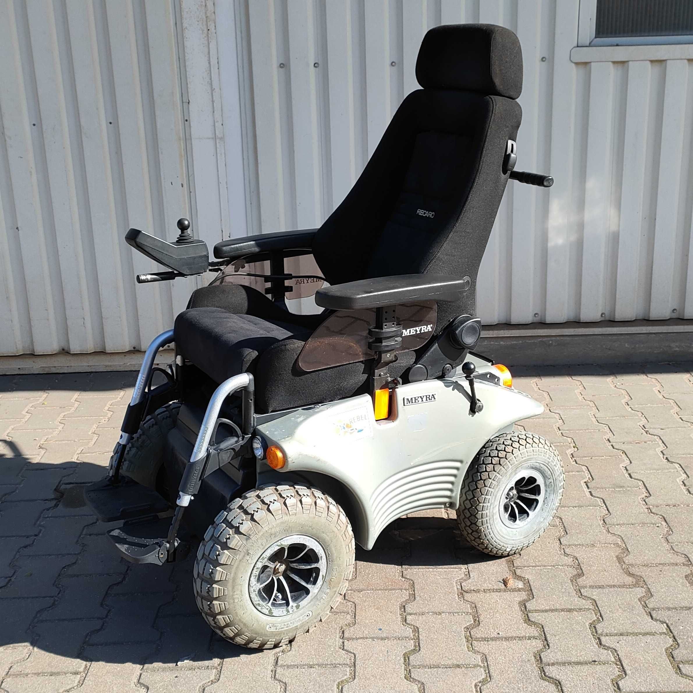Wózek inwalidzki elektryczny terenowy Meyra Optimus II + fotel Recaro