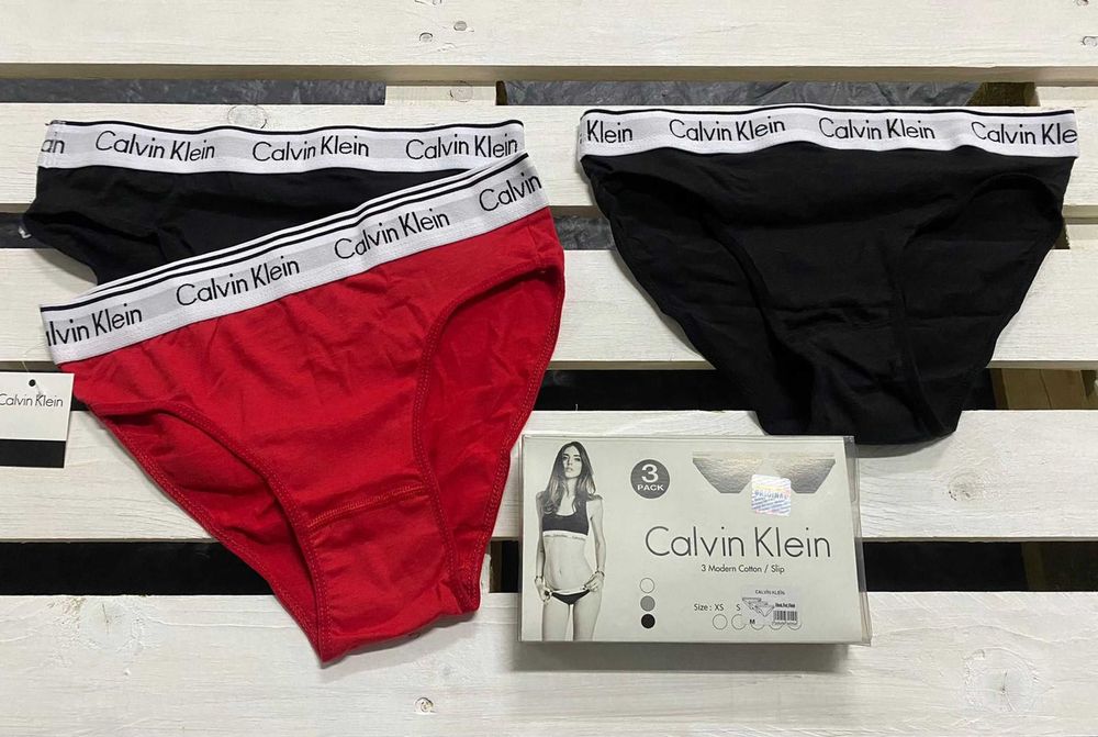 Zestaw komplet stanik top bokserki tommy hilfiger stringi damski 3pak