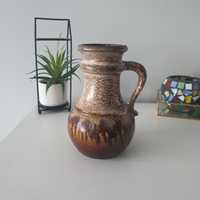 Wazon flakon ceramiczny Germany sygnowany Scheurich Keramik FAT Lava