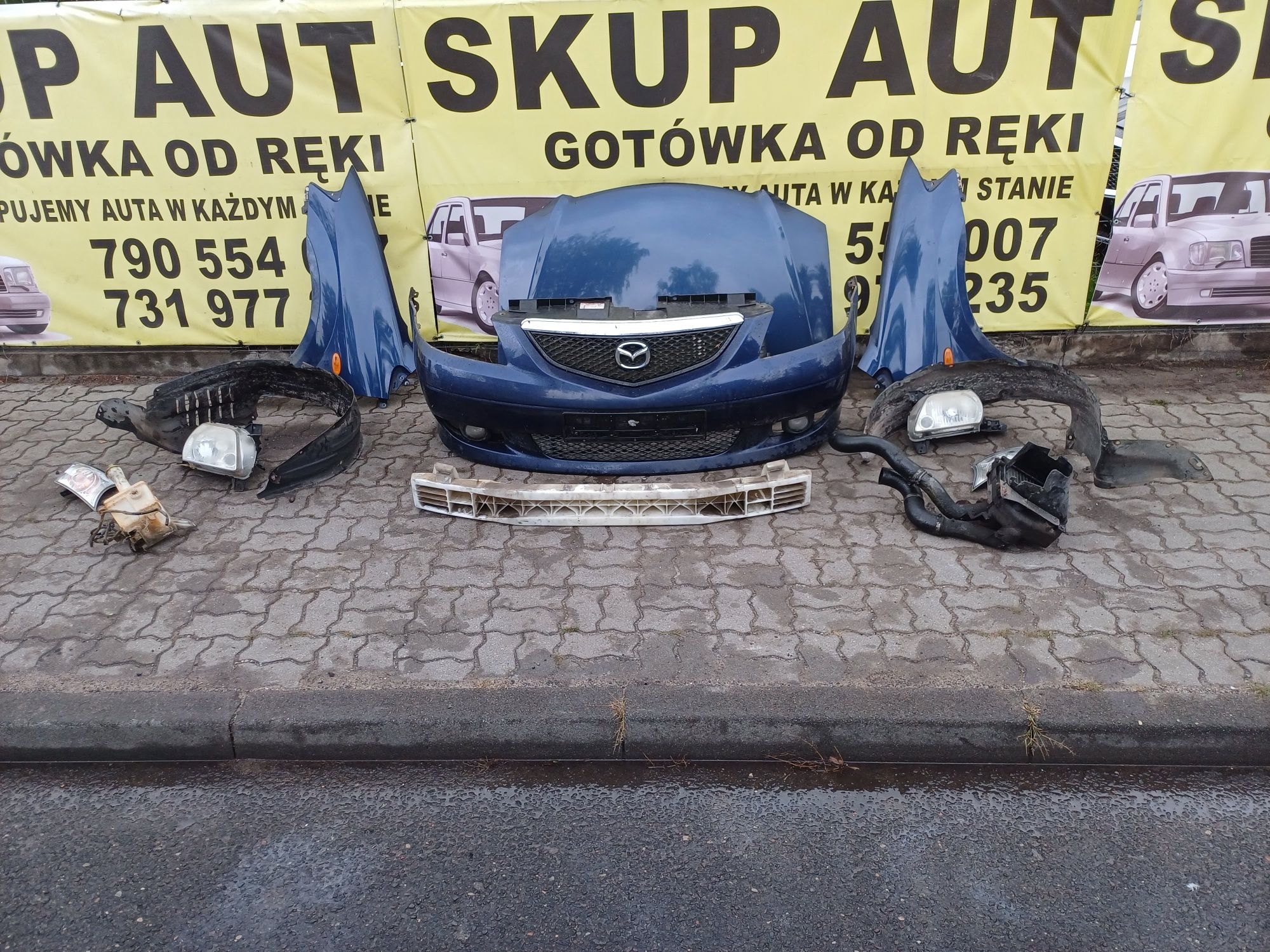 Mazda MPV maska zderzak błotnik chłodnica lampa belka KPL