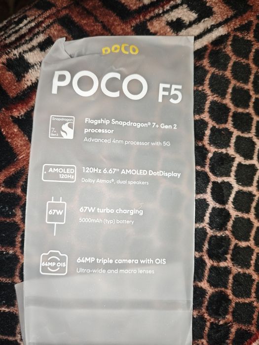 Продам POCO F5  12/256GB игровой смартфон