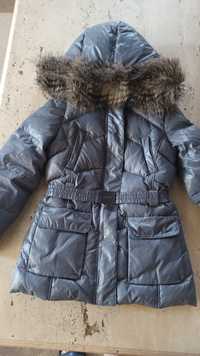 Куртка курточка зимова пуховик  Benneton для дівчинки