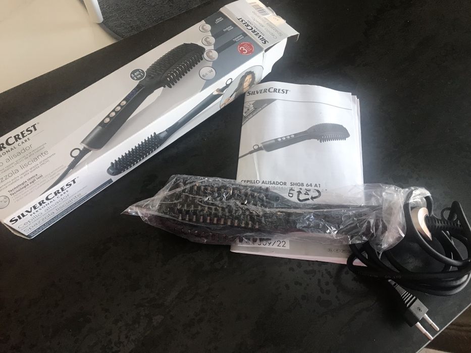 Placa eletrica para cabelo: 3 em 1