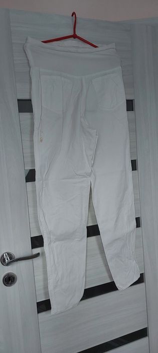 Spodnie ciążowe prènatal białe S M