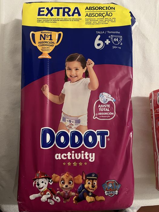 Fraldas dodot activity 6+ 44 unid