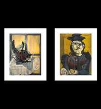 Picasso, Martwa Natura z Czaszką i Portret Kobiety, Komplet 2 Plakatów