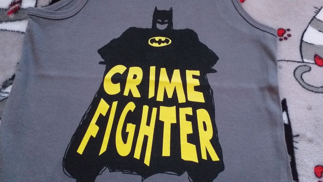 Koszulka bez rękawów r. 110 Batman