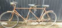 Vendo bicicleta 2 lugares vintage