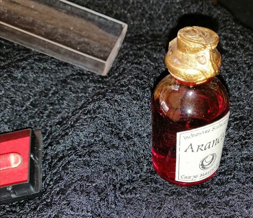 Caneta de Vidro e 3 tinteiros, NOVOS, para coleccionadores