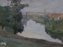 Пейзаж 1949г. Художник Реута А.В. (1912-1983гг.)