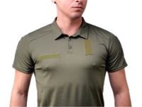Поло CoolMax олива футболка 46-56 з Velcro тактична чоловіча кулмакс
