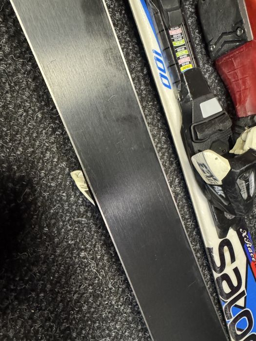 Zestaw Narty Junior Salomon 100cm + Buty Salomon 21cm + Kask Atomic