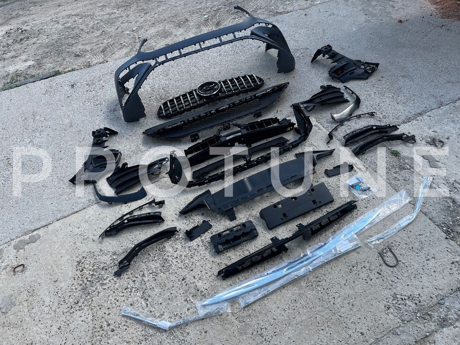 Бампер передний AMG GLE53 рестайлинг W167 Mercedes GLЕ-Class V167 С167