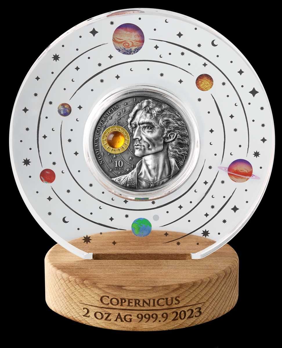 Copernicus -2023 Malta – 10 Euros – 2 onças Prata .9999