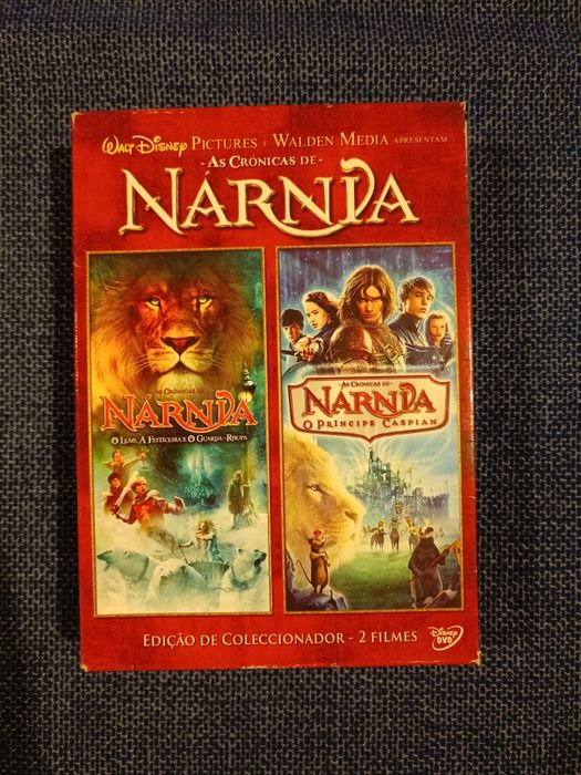 "As Crónicas de Nárnia" - 2 filmes, ed. colecionador DVD (portes gráti
