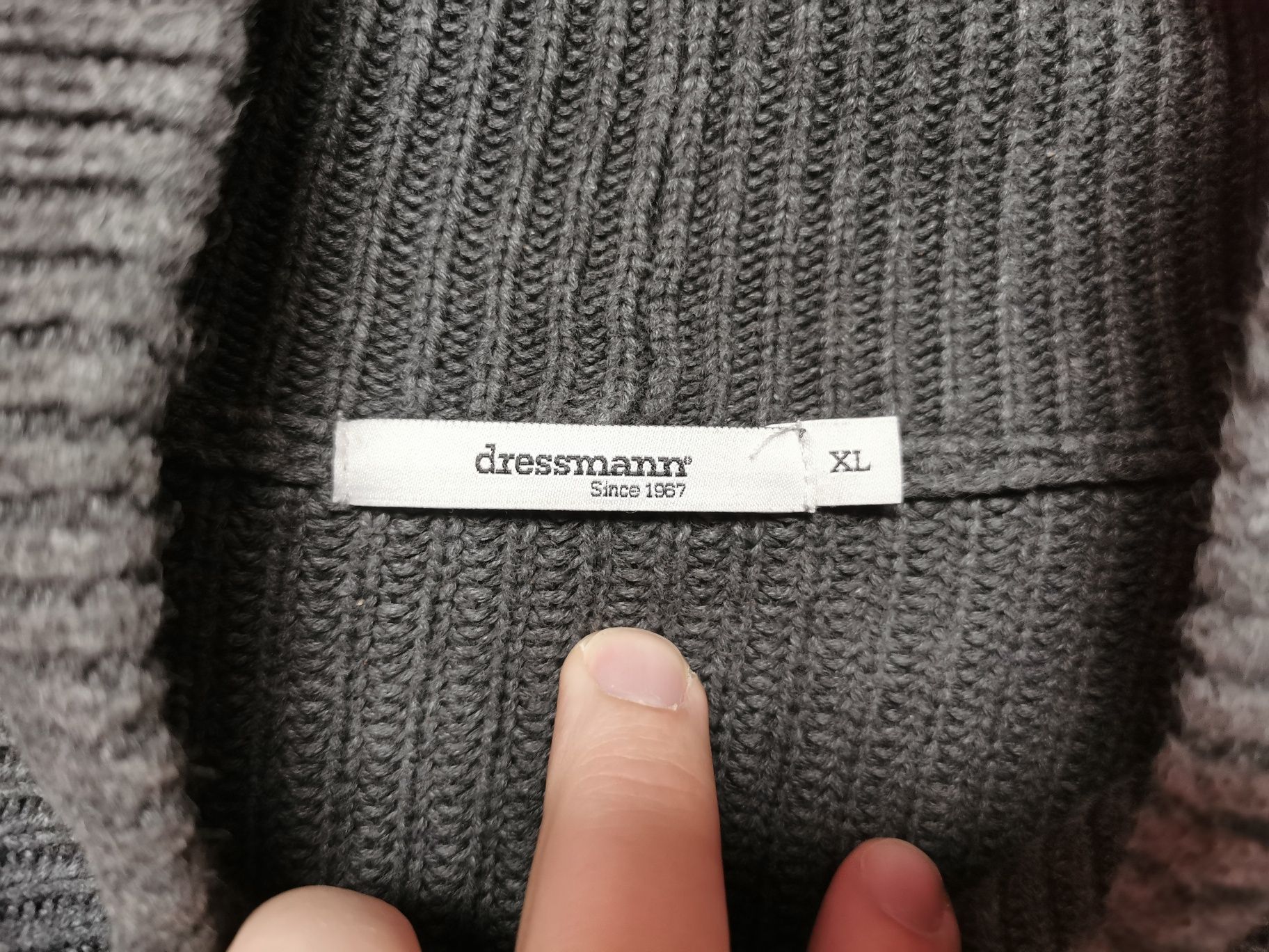 Sweter sweterek męski bluza dressmann xl