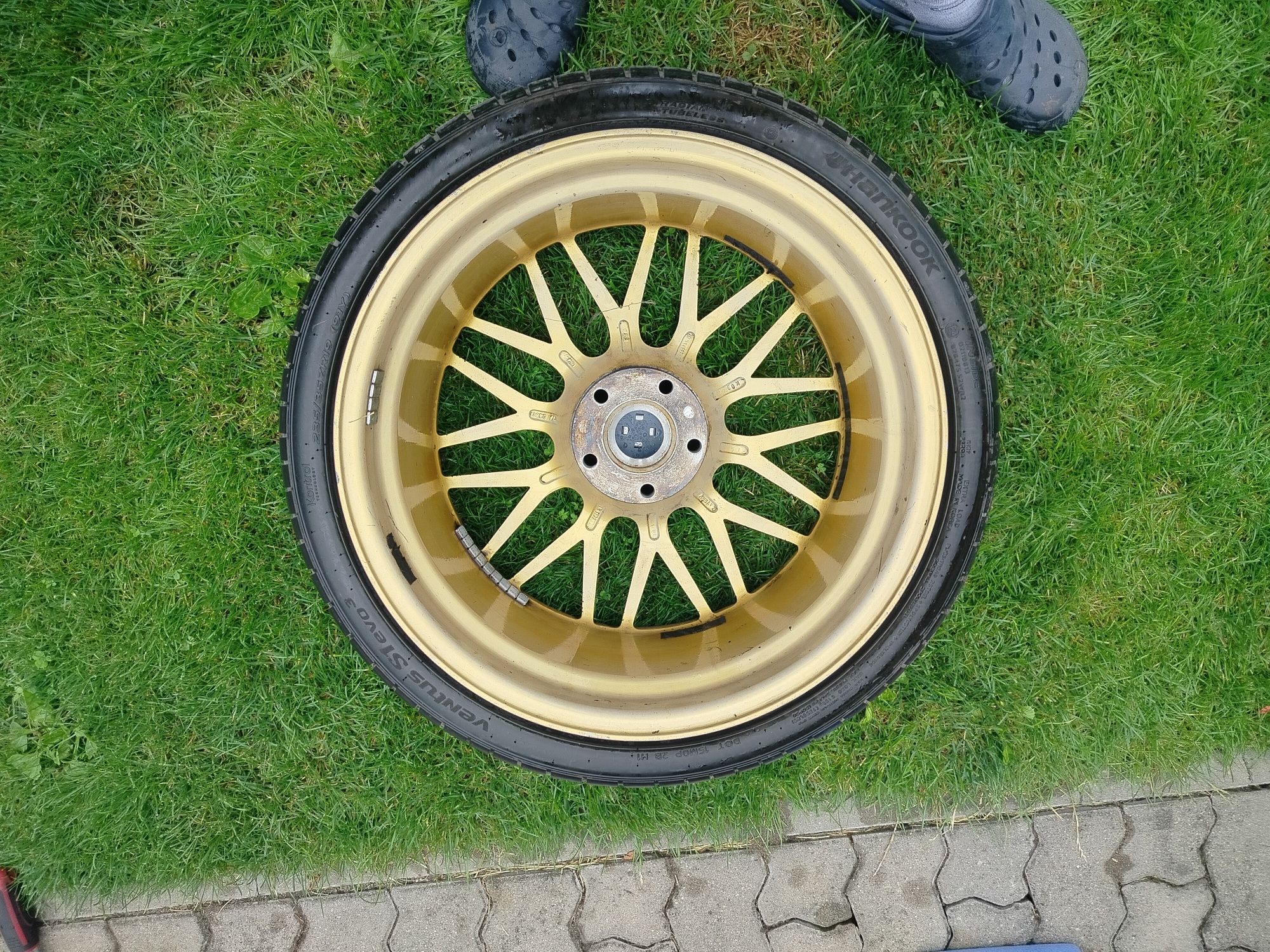 Alufelgi KESKIN 8.5JX19 z oponami Hankook VenstusS1evo3