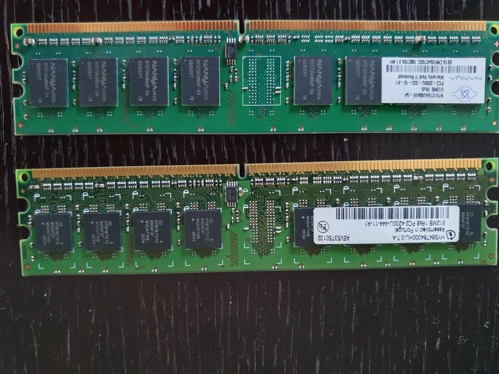 Pamięć RAM 512mb szt 2