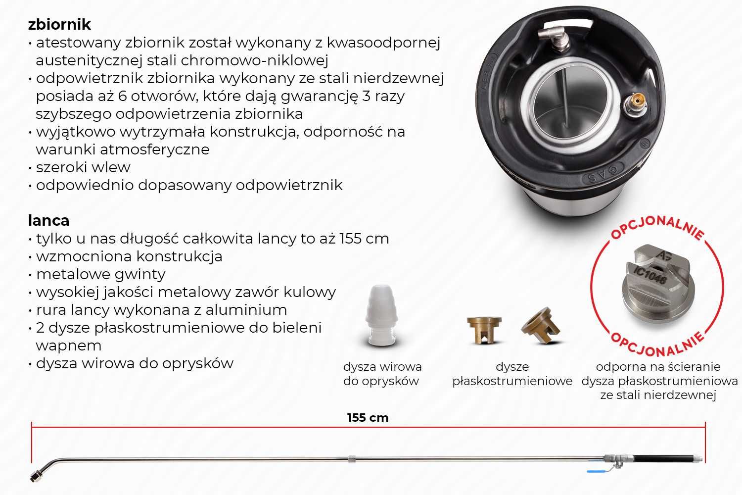 ZESTAW MALARSKI zbiornik pistolet lanca wąż kompresor agregat do farby