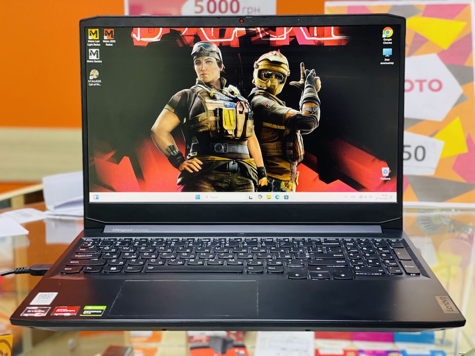 Lenovo /FHD/IPS/Ryzen 5 5600H/4.2 GHz/16 ГБ/SSD 512/GTX 1650 /4ГБ