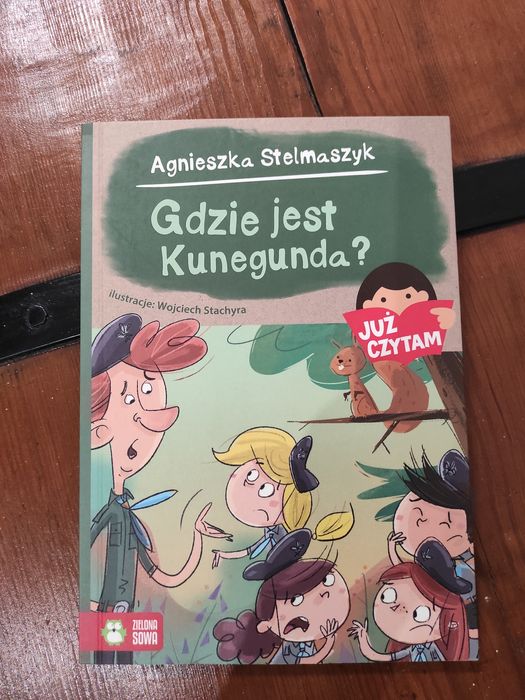 Książka Gdzie jest Kunegunda Agnieszka Stelmaszyk czytam duże litery
