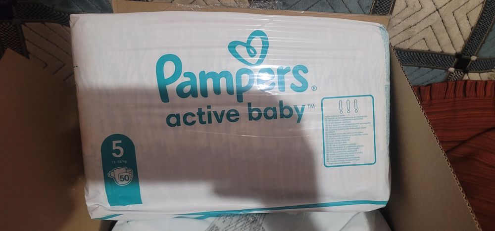 Памперси Pampers active baby 5