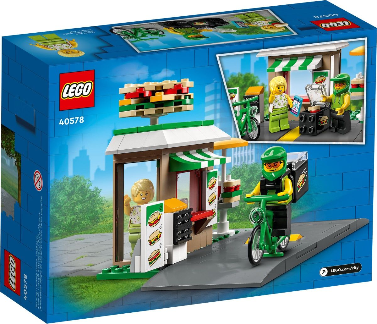 LEGO City 40578 Sklepik z kanapkami miasto Nowy