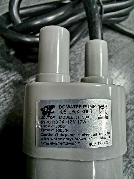 Pompa zanurzeniowa JT-500 12 V, 600 l/h, pompa zanurzeniowa 12 V