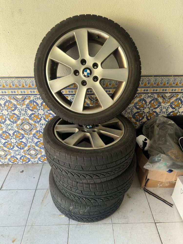 Jantes bmw 120d pneus bom estado