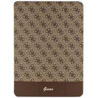 Guess Etui Do Ipad Pro 12,9" Gufcp12Ps4Sgw Brązowe Allover 4G Stripe