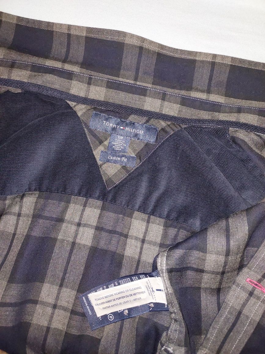 НЕношеная S (M) TOMMY HILFIGER крутейшая рубашка в клетку Купить
