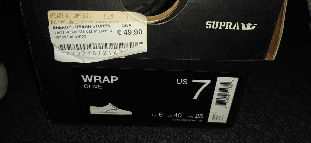 Sapatilhas Supra Olive - Novas!