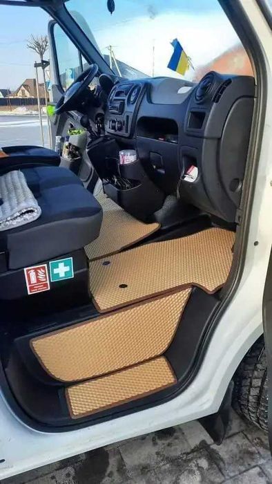 Килимки в салон EVA для Opel Movano Renault Master 2010-2023 (шторки)